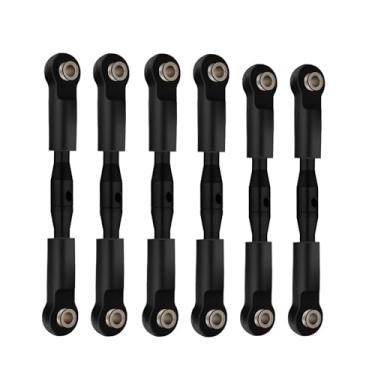 Imagem de NMNRC Alum Turnbuckles Camber Links Linkage Tie Rod for Arrma 1/10 Bigrock V3 1/8 Typhon 3S BLX & 550 Mega Series Upgrade Part Black
