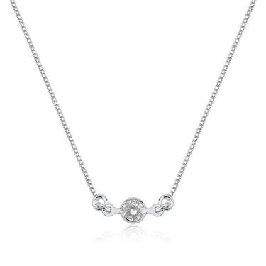 Imagem de Colar Ponto De Luz Prata 925