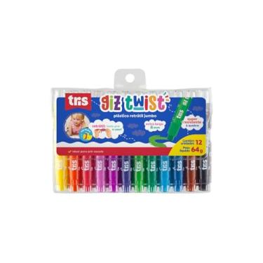 Imagem de Giz Retrátil Twist Tamanho Jumbo - 12 Cores