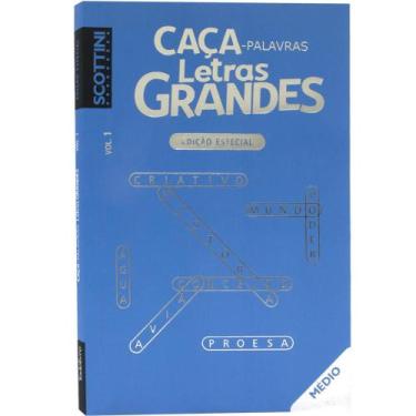 Imagem de Livro - Scottini touch: Caça-palavras Letras Grandes Médio V1