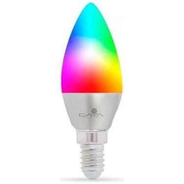 Imagem de Lâmpada Led Vela Inteligente Smart 5W Rgb E Branca Gaya