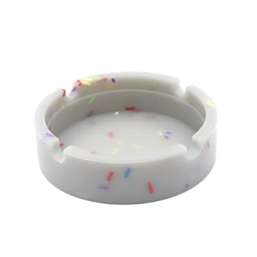 Imagem de Cinzeiro de silicone luminoso premium de borracha reutilização acessórios charuto mesa cinzeiro decoração para escritório em casa restaurante