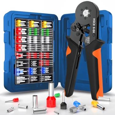 Imagem de VUBBJCRS Terminal de crimpagem, combinação de vários alicates de crimpagem HSC86-4/6, conector de equipamento elétrico, terminal de conexão de fio (HSC8 6-4A TE1200box)