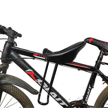 Imagem de JOEUQK Assento dianteiro infantil Mountain Bicycle assento traseiro seguro para bebê preto, G