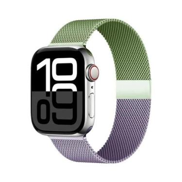 Imagem de Pulseira De Malha Milanesa Para Apple Watch De 42mm-46mm, Compatível C