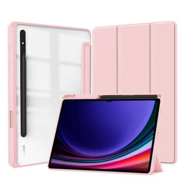 Imagem de Capinha Acrílico Com Slot Caneta Galaxy Tab S9 Plus 12.4