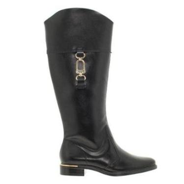 Imagem de Bota Feminina Montaria Vizzano 3077.122 Napa Genebra Preta-Feminino