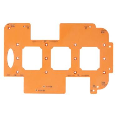 Imagem de aqxreight Modelos de Raio de Canto Redondo para Carpintaria R20 R25 R30 Modelo de Roteador Universal para Carpintaria R30 a R25 Sua Precisão e para Com Três Posicionamentos Projetado R20