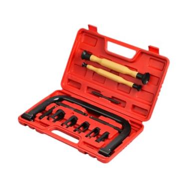 Imagem de IEUDNS Conjunto de 12 peças para compressor de molas de válvulas de motores pequenos, conjunto de ferramentas de compressão automática com grampo tipo C e