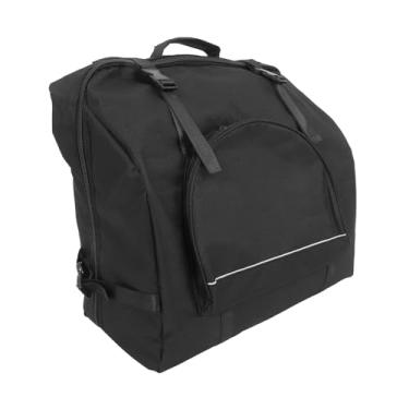 Imagem de Dynwave Bolsa para acordeão, estojo macio preto para acordeão baixo, mochila para instrumento musical para concertos, fácil de transportar e armazenar, S