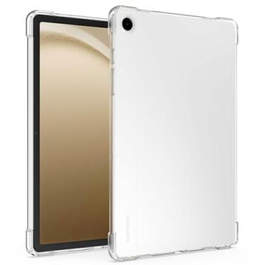 Imagem de Callyue Capa para Samsung Galaxy Tab A11+ Plus 27.9 cm 2025 / A9+ Plus 11 polegadas 2023, capa protetora de canto lateral de TPU macio e leve, transparente