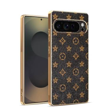 Imagem de Kainevy Capa de telefone para Google Pixel 10 Pro capa fina de couro de silicone feminina e masculina, estética luxuosa para Google Pixel 10 Pro, proteção total da câmera, antiarranhões, à prova de