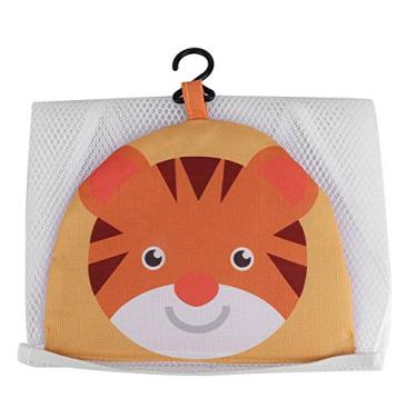 Imagem de SIWOTED Malha Banheiro Brinquedos Rede de armazenamento Banheira Suporte de brinquedos Cesta Organizador Bolsa de armazenamento (Amarela)