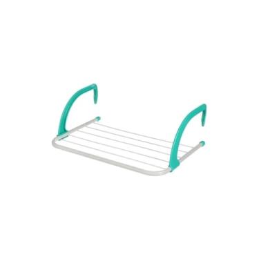 Imagem de Varal Portátil para Portas e Janelas, Aço, 34x53cm, 2.6m, Regulável, 400g, para Apartamento