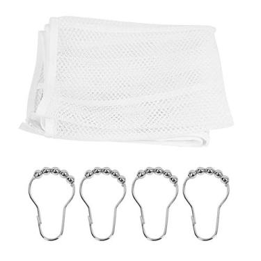 Imagem de CUOFYUNL 6 bolsos bebê Banheiro rede de armazenamento de brinquedos para banheira organizador de suporte de malha de brinquedos