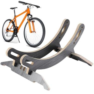 Imagem de Suporte Para Bicicleta | Montagem Ajustável e Portátil,Suporte de Chão para Bicicleta - para Bicicletas de Montanha Exibição e Ciclistas Uso Interior Exterior Garagem Jardim