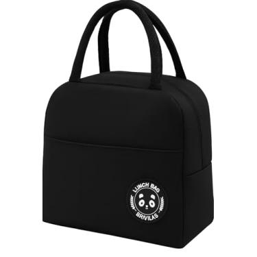 Imagem de Bolsa térmica Lancheira reutilizável Durável com Revestimento Isotérmico Ideal para Trabalho, Escola e Viagens