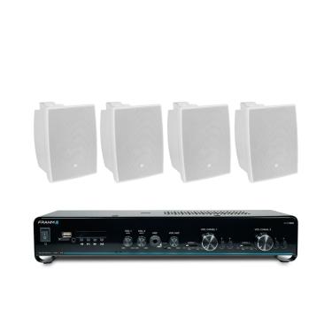 Imagem de Kit Amplificador Slim 2500 G5 Frahm + 4 Caixas C521