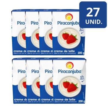 Imagem de Kit 27 Creme de Leite Piracanjuba 200g, 1 unidade