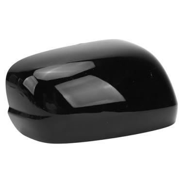 Imagem de Ymiko Capa do Espelho Retrovisor para Jazz 2009 2014, Tampa do Espelho Lateral Preta, Acabamento de Proteção Externa Resistente a Arranhões, Acessório Automotivo de Montagem Universal, Plástico de