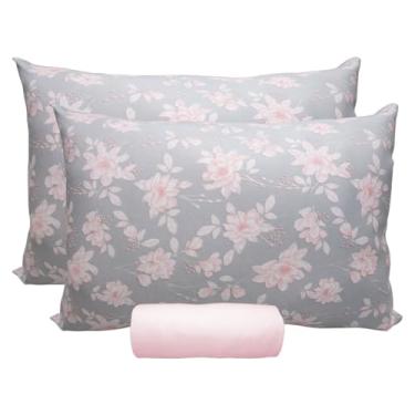 Imagem de Jogo de Lençol Portallar Casa 100% Algodão Queen Graz/Rosa Star