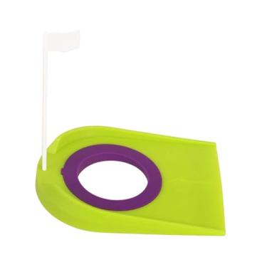 Imagem de Generic Copo de golfe portátil com bandeira e acessórios para retorno de bolas para treino em quintais, escritórios, para homens, mulheres e crianças, 1 Unidade