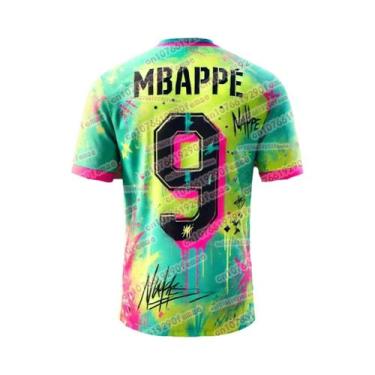 Imagem de Camiseta Masculina Leve De Secagem Rápida Mbappé Edição Comemorativa P