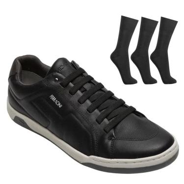 Imagem de Kit Sapatênis Ferracini Lexus Masculino + 3 Pares-Masculino