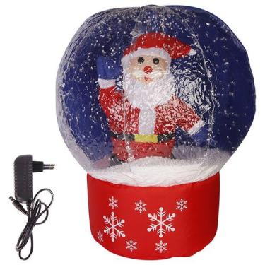 Imagem de Decoração De Natal Globo de Neve Inflável Papai Noel Bivolt - ART CHRI