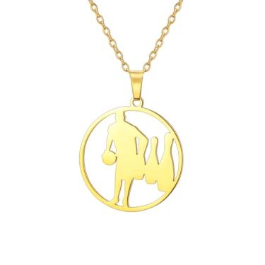 Imagem de UNIFT Colar de boliche para mulheres e homens, aço inoxidável, bola de boliche, posições esportivas, pingentes, joias, presentes para amantes de boliche, one size, Aço inoxidável, Sem Pedra Preciosa