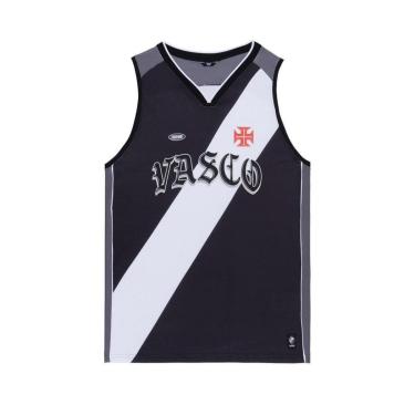 Imagem de Regata Vasco Basquete Colina Thug Nine Preta-Masculino