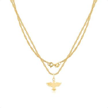 Imagem de Pingente Ouro 18k Divino Espirito Santo - Paulistana Joias