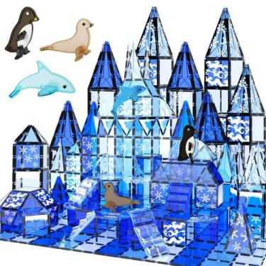 Imagem de Azulejos de construção magnéticos TOY Life 38 peças Arctic Animals