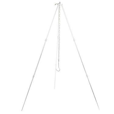 Imagem de HUIOP Grelhas de tripé de Alumínio Sólidas e Resistentes, Churrasco Acampamento Portátil Com Bolsa Transporte, Corrente Suspensão Ajustável para Churrasco, Fácil Montagem