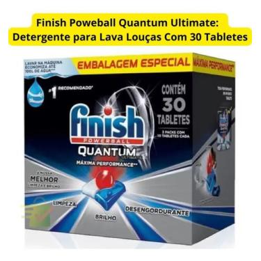 Imagem de Detergente Para Lava-louças Ultimate Finish Powerball 30 Uni