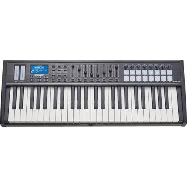 Imagem de VEDO Controlador de teclado MIDI USB com 61 teclas e integração perfeita de modos de acordes e escalas. Inclui todo o software necessário para produção musical, com controles atribuíveis (P-49PRO)
