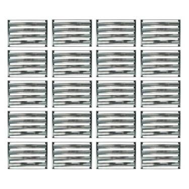 Imagem de Kit - 20 Esteiras Flandres Pão Francês 4 Talas/tiras 7cm 50g 60 x 40 P