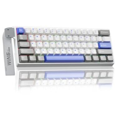 Imagem de AULA WIN60 HE MAX - Teclado mecânico para jogos com 60% com fio, interruptores magnéticos de efeito Hall, modo de acionamento rápido de acionamento ajustável, taxa de pesquisa de 8000 Hz, design