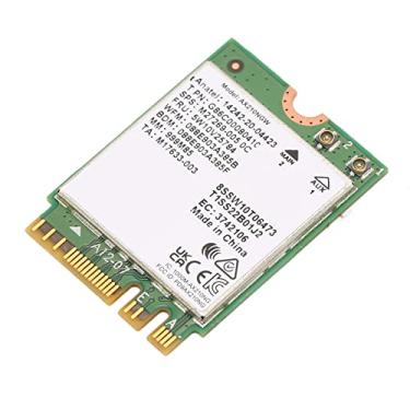 Imagem de aqxreight Placa de Rede NGFF AX210 Padrão NGFF M2 Triple Band 2.4G 5G 6G BT 5.2 MU MIMO WIFI6E Placa de Rede 2400Mbps Transmissão 2400Mbps MU Esta de Frequência para Triplicar