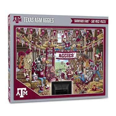 Imagem de YouTheFan Quebra-cabeça NCAA Texas A&M Aggies Barnyard Fans 500 peças