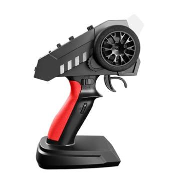 Imagem de Jectse Controle Remoto 6CH de 2,4 GHz, Design Estilo Arma Com Alcance de Controle de 200 M e Luzes de Sinalização Estroboscópicas, para Substituição de Tanques de Barcos de Carros RC