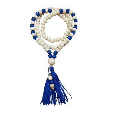 Imagem de Japamala 108 contas Madeira e ABS meditação - Sempre Menina Presentes