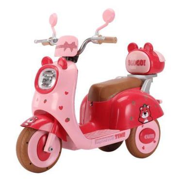 Imagem de Moto Elétrica Infantil Menina Cute Rosa 6V - Unitoys