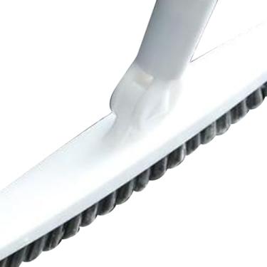 Imagem de Pincel de Entalhe com Cabo Longo Cerdas Duros para Limpeza Telhas Piso Banheiro Cozinha Vaso Sanitário Remoção Manchas Reutilizável Plástico Resistent