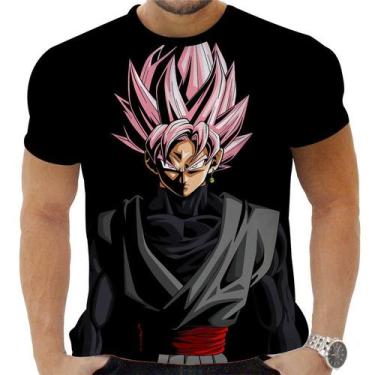 Imagem de Camiseta Camisa Personalizada Anime Clássico Dragon Ball Goku Black 13