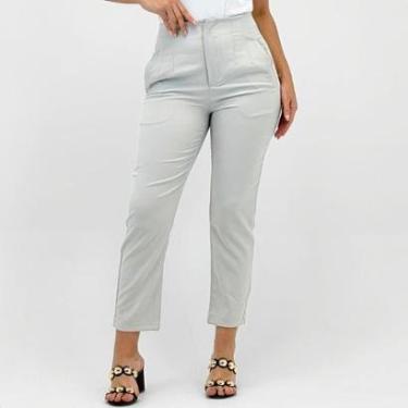 Imagem de Calça Malwee Reta Alfaiataria em Tecido Feminina-Feminino
