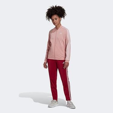 Imagem de Conjunto Adidas 3 Listras Jaqueta + Calça Feminino-Feminino