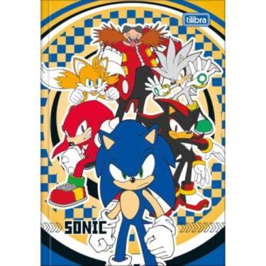 Imagem de Caderno Brochura Pequeno 1/4 Sonic 48fls Capas Sortidas - Tilibra