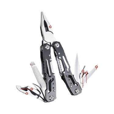 Imagem de Mini Ferramenta Multifuncional De Bolso: Canivete Dobrável, Chave De F