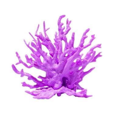 Imagem de Decorações De Aquário Em PVC Artificial Coralline, Plantas De Aquário,